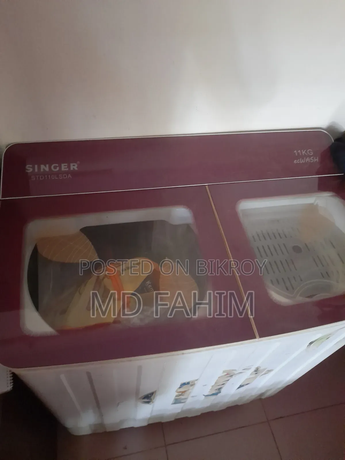 Washing Machine All Ok 11kg Wash Capacity