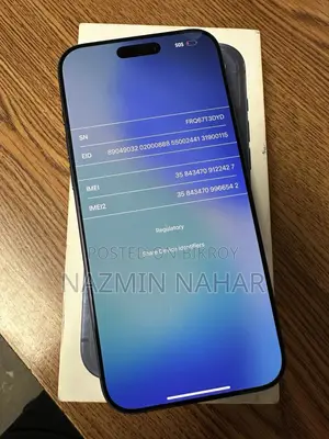 New Apple iPhone 17 Pro Max 2 TB Blue