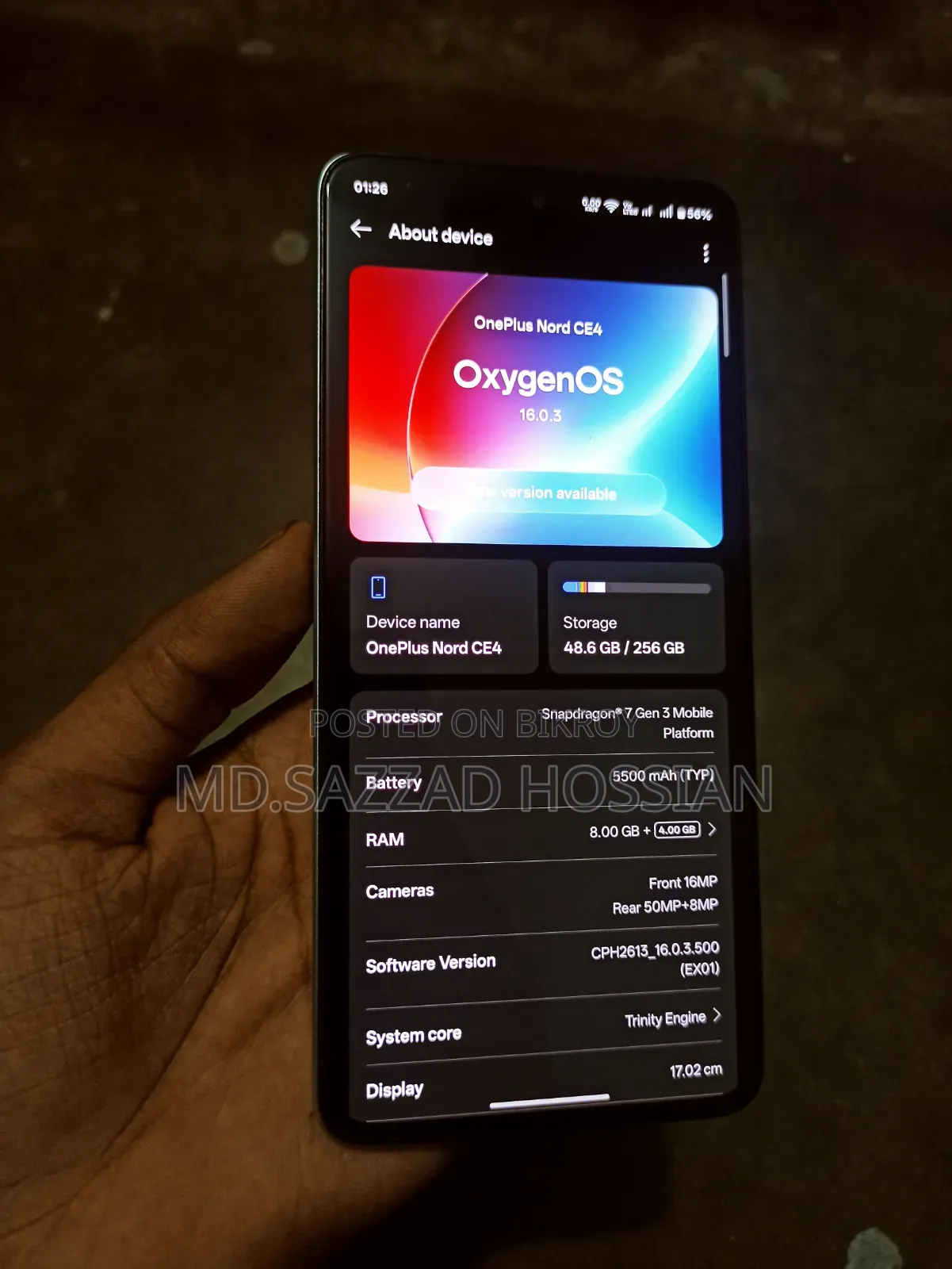 OnePlus Nord CE4 256 GB Gray