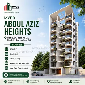 4-bedroom Apartment in Mybd Abdul Aziz, Bashundhara for Sale