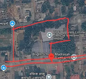 গার্মেন্টস বিল্ডিং সহ বাণিজ্যিক জমি বিক্রি