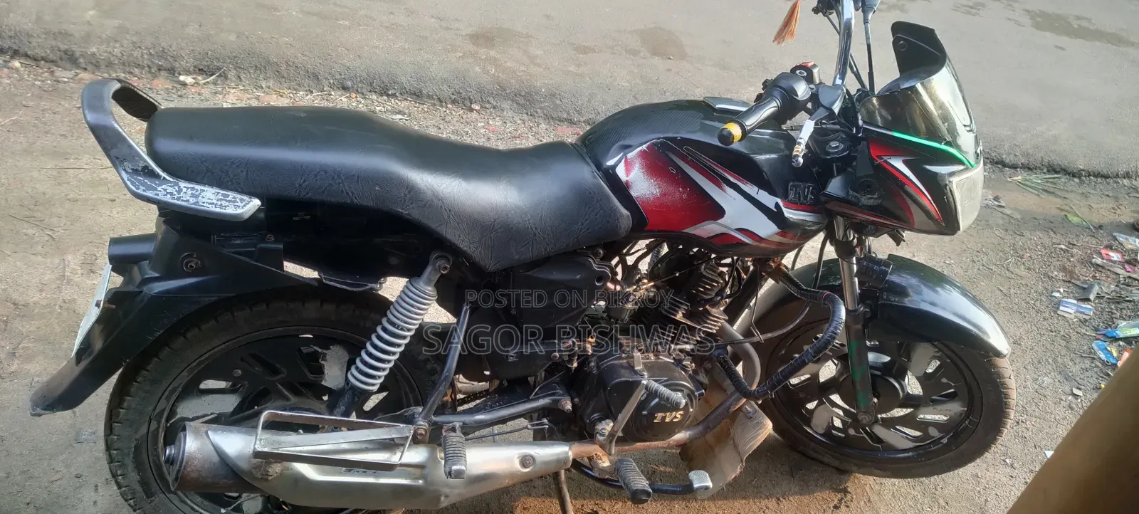 TVS Metro Plus 2022 Red