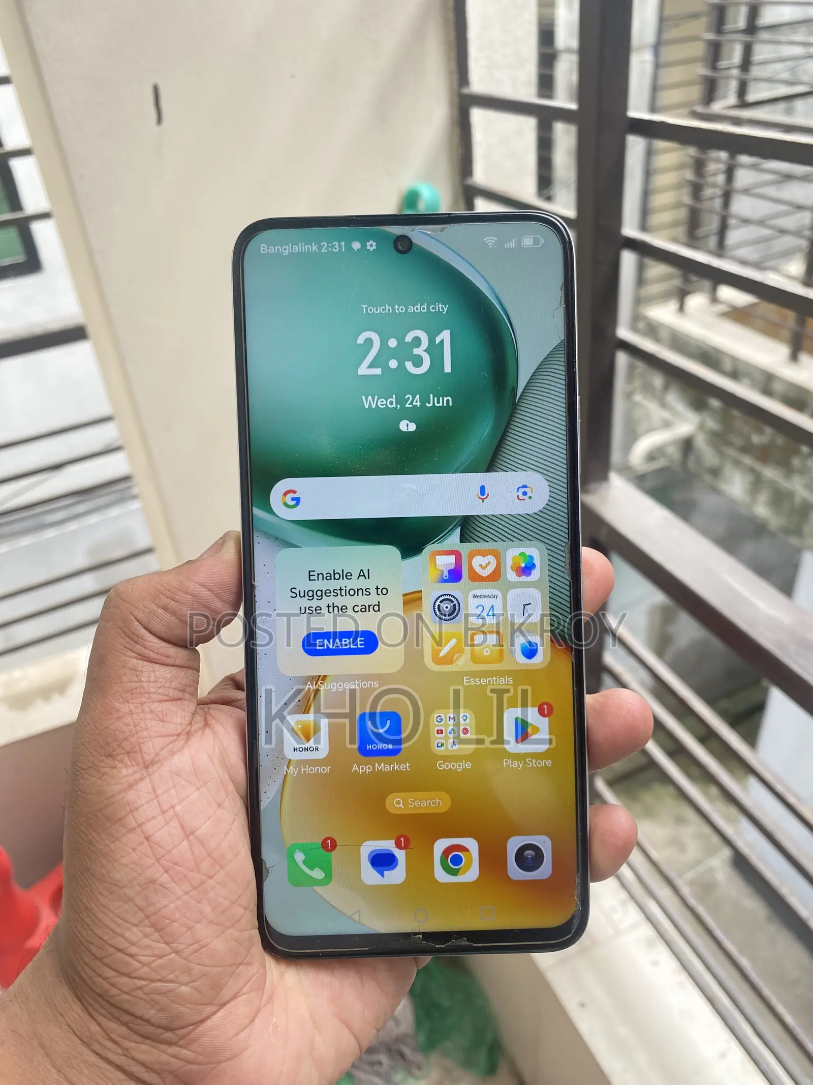 Honor X7c 256 GB White