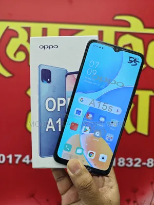 New Oppo A15s 128 GB Black