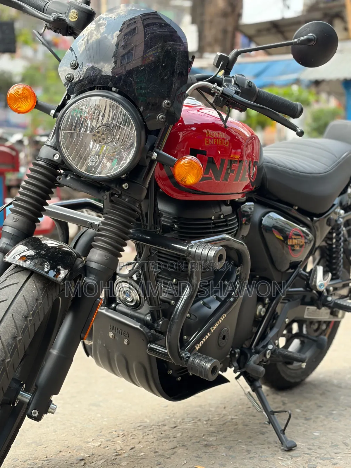 New Royal Enfield Hunter 350 2026 Red