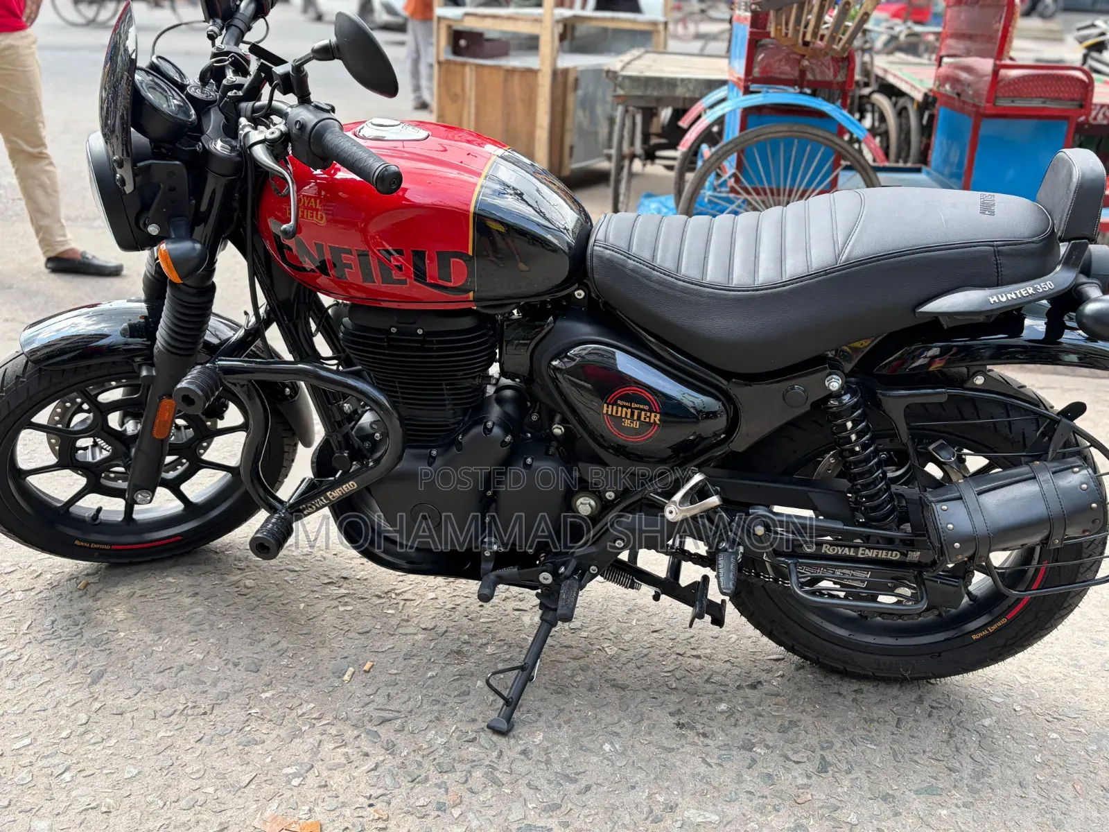 New Royal Enfield Hunter 350 2026 Red