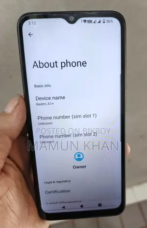 শাওমি রেডমি এ১+ ৩২ জিবি কালো