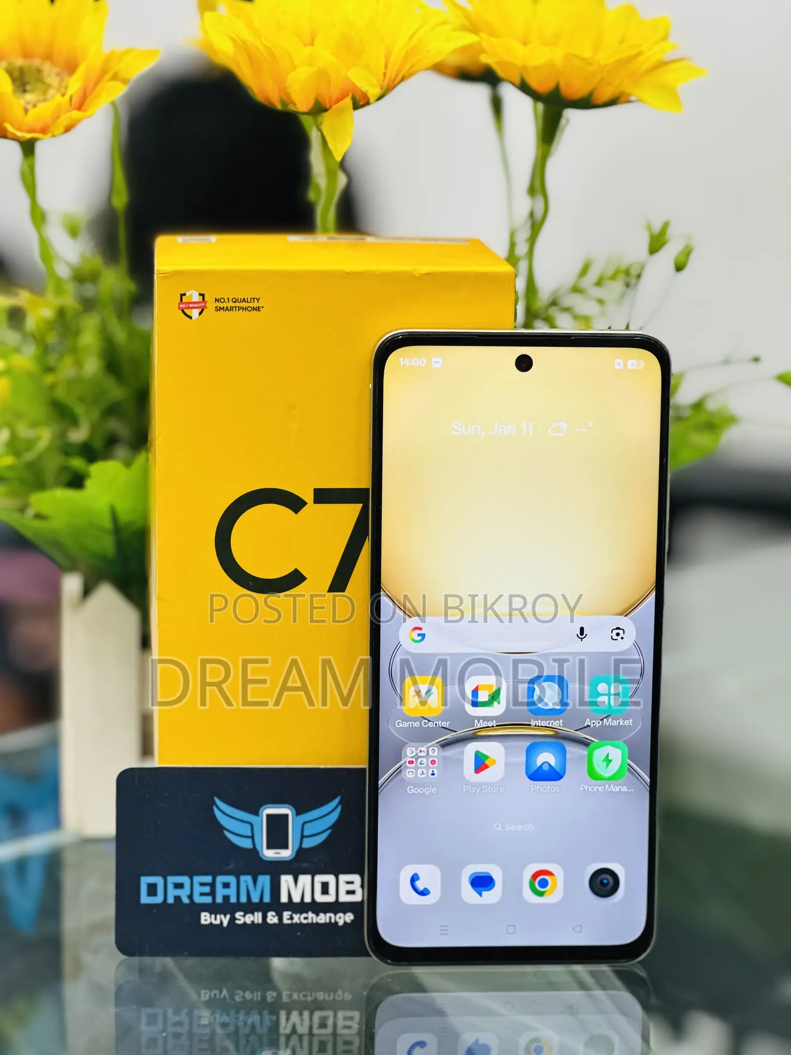Realme C75 128 GB Yellow