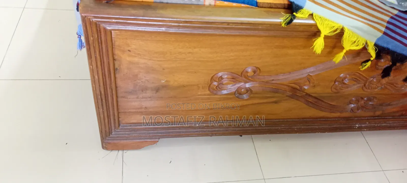 কাঠের বিছানা আসবাবপত্র