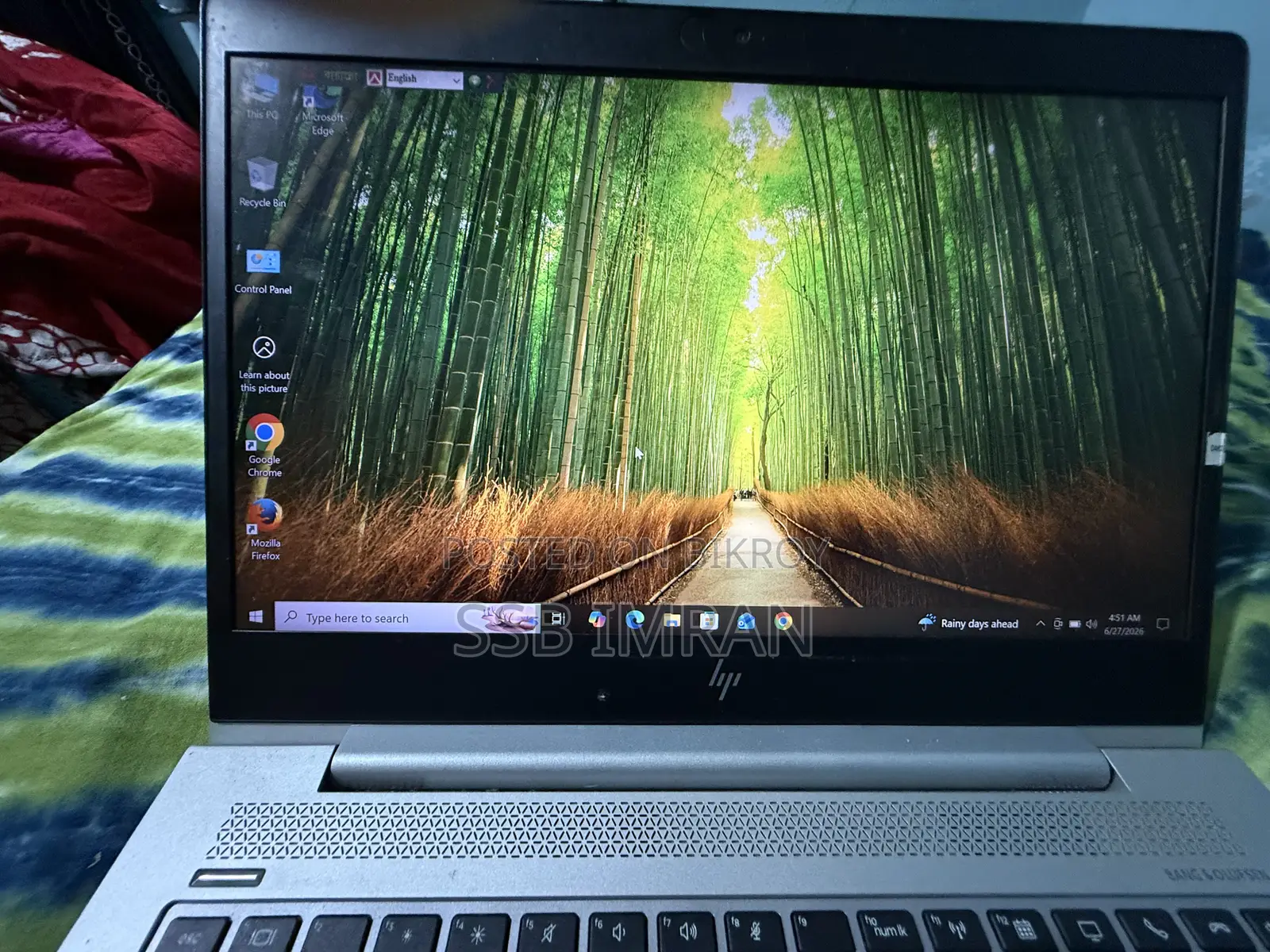 Laptop HP EliteBook 830 G5 8GB Intel Core i5 SSD 256GB