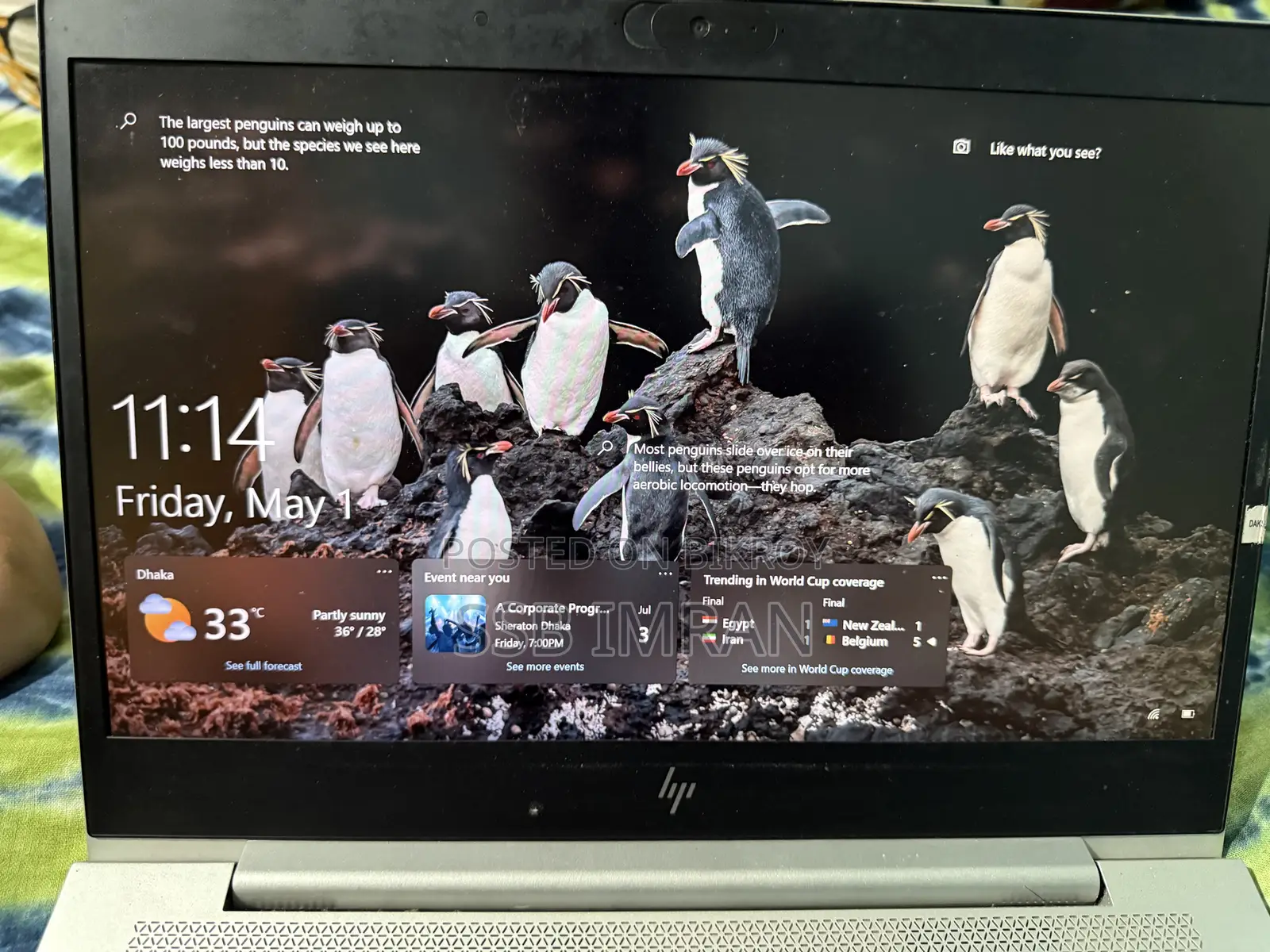 Laptop HP EliteBook 830 G5 8GB Intel Core i5 SSD 256GB