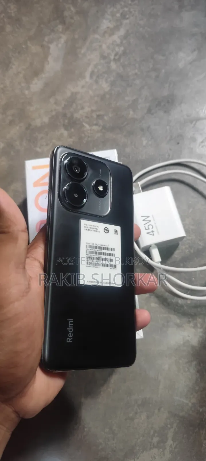 Xiaomi Redmi Note 14 4G 256 GB Black