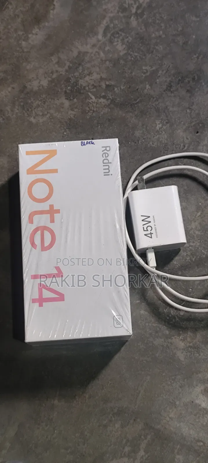 Xiaomi Redmi Note 14 4G 256 GB Black