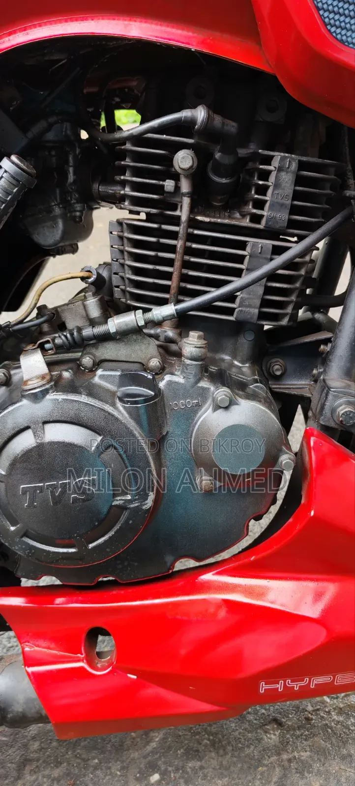 TVS Apache RTR 160 2V 2017 লাল
