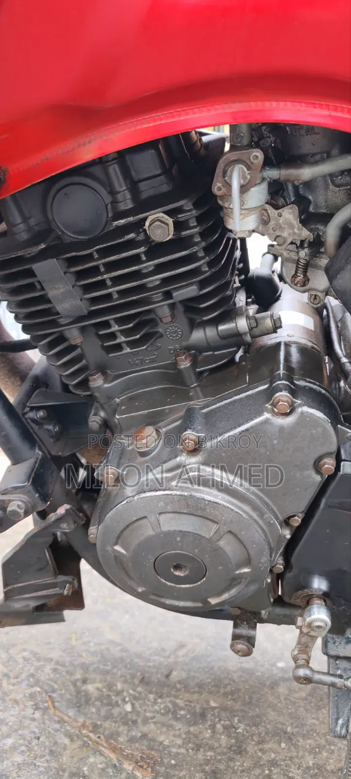 TVS Apache RTR 160 2V 2017 লাল