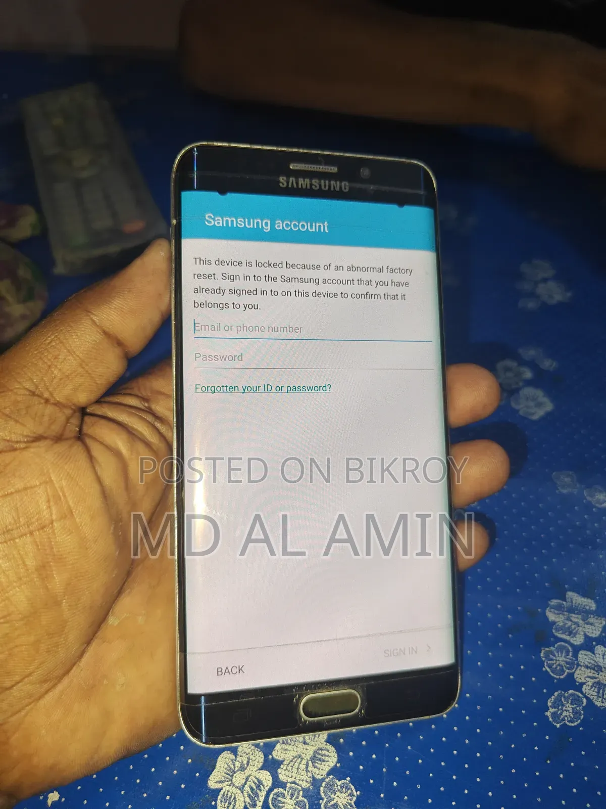 Samsung Galaxy S6 Edge Plus 32 GB Blue