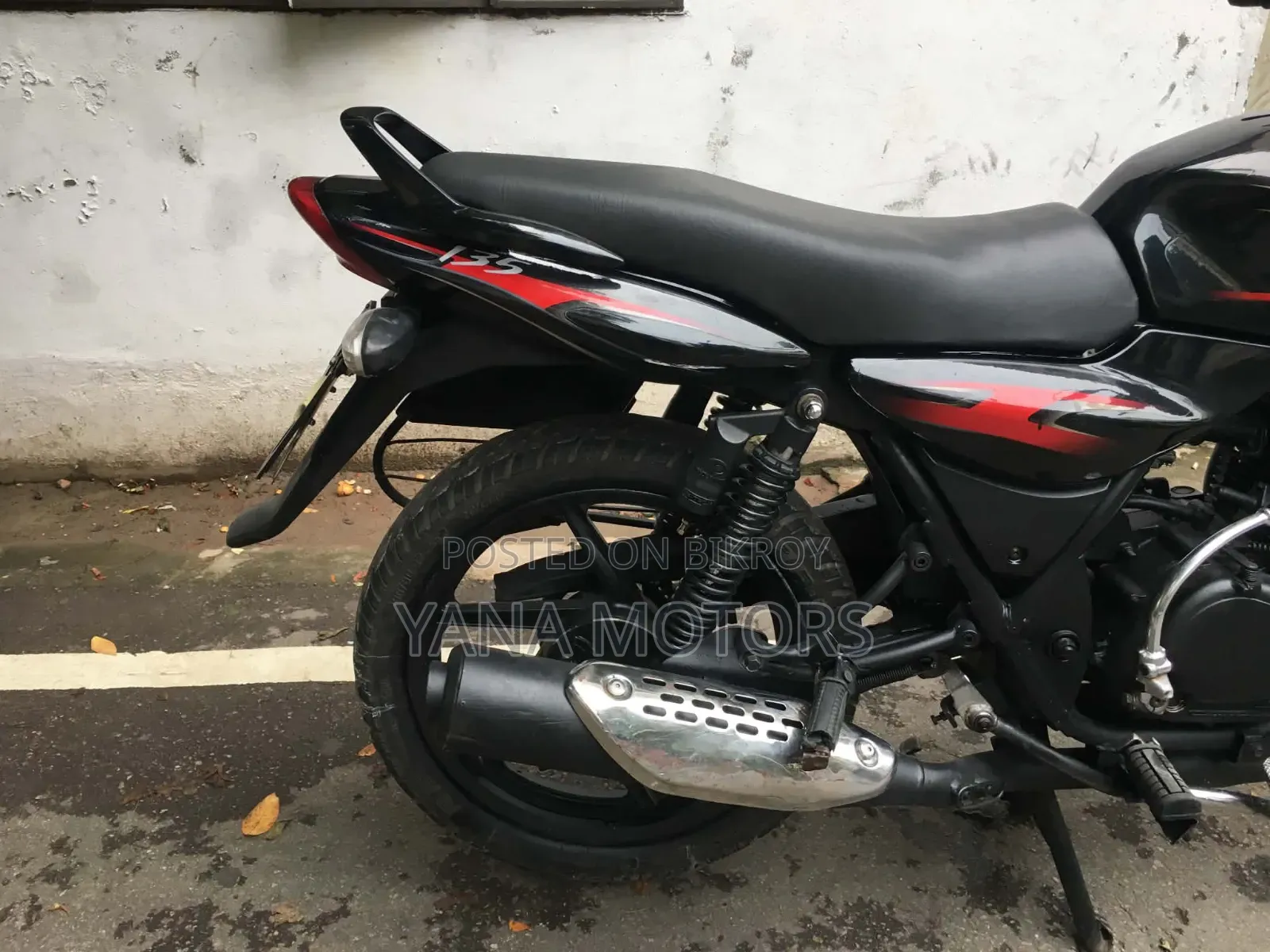 Bajaj Discover 135 2008 Black
