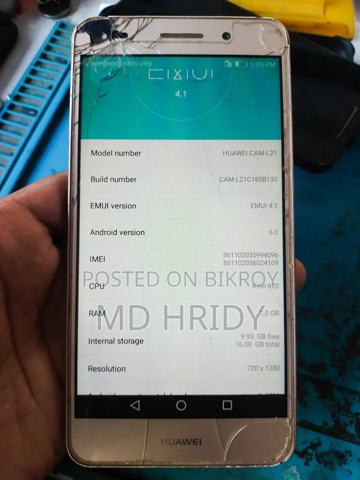 Huawei Y6 16 GB Gold