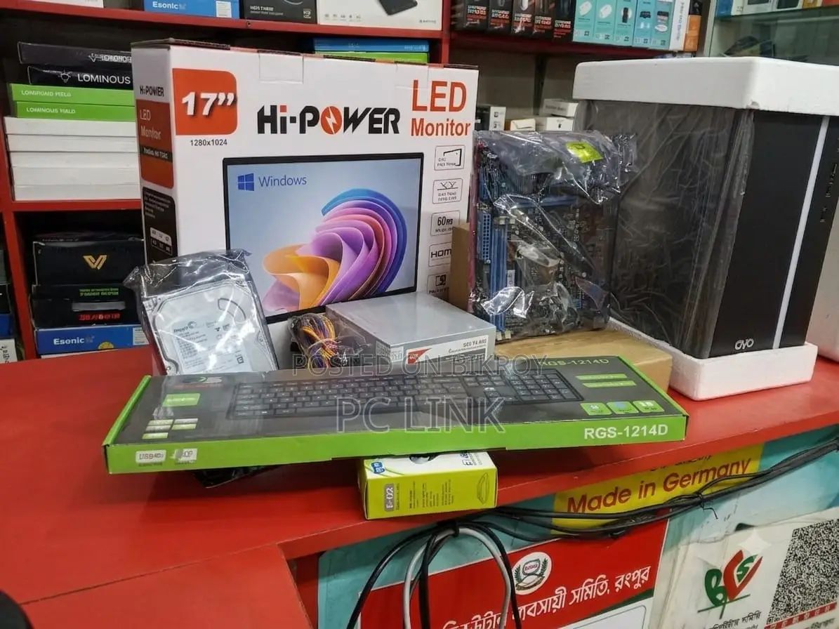 New Desktop Computer 4GB Intel Core i5 HDD 500GB