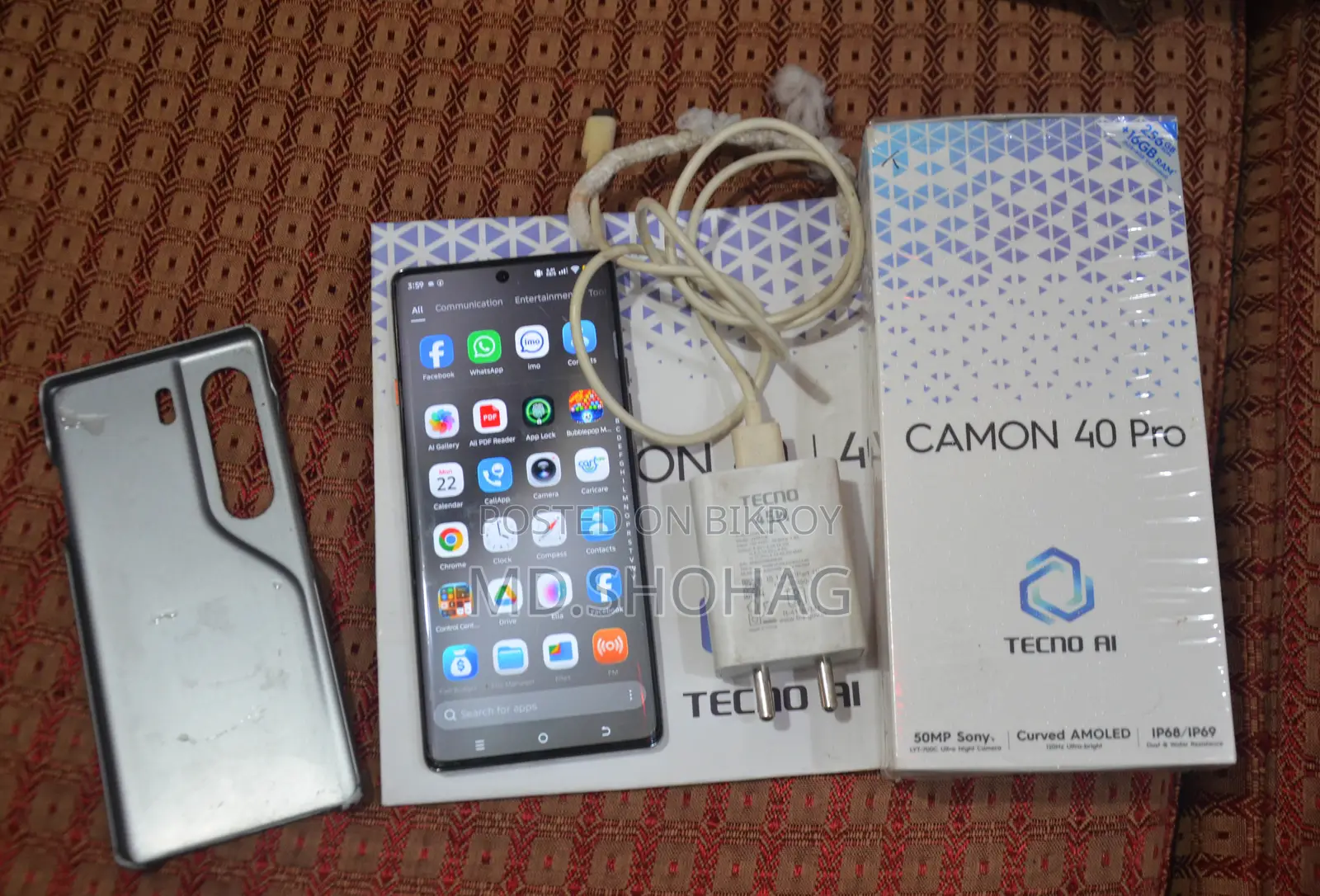 Tecno Camon 40 Pro 4G 256 GB White