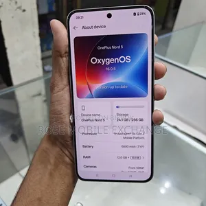 New OnePlus Nord 5 256 GB Silver