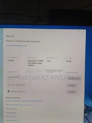 Desktop Computer MSI 8GB AMD SSD 128GB