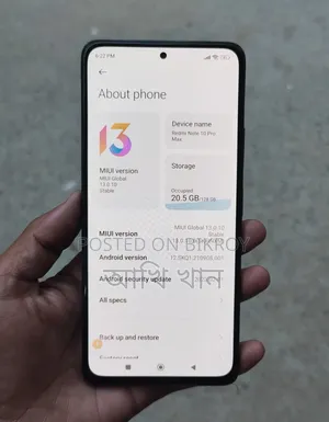 Xiaomi Redmi Note 10 Pro Max 128 GB Black