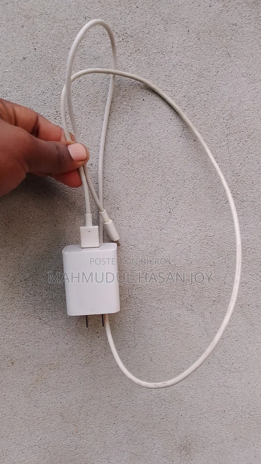 "Original 18w Redmi Fast Charger" 

"Type-c Fast Charger 18w"