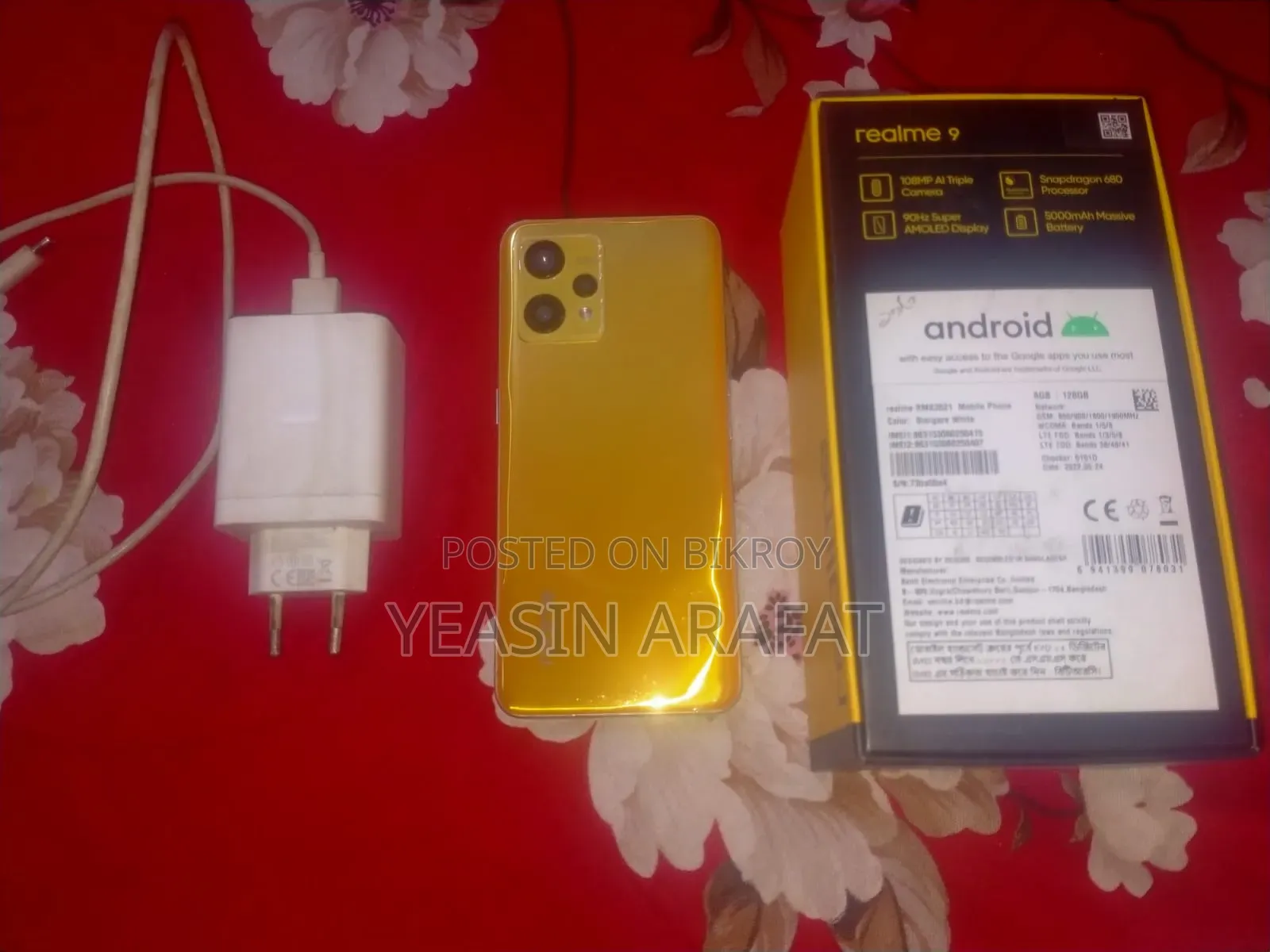 Realme 9 128 GB Rose Gold