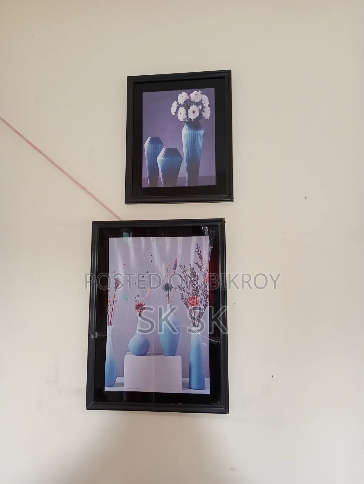Premium 13 PCS Wall Frame Set for Home Decor, Rose Flower, Room Decor