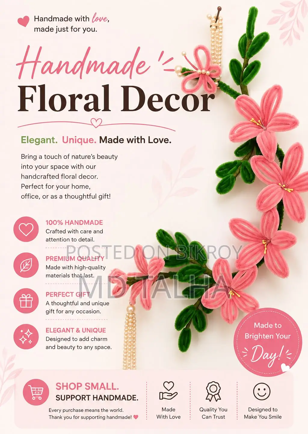 Handmade Floral Decor