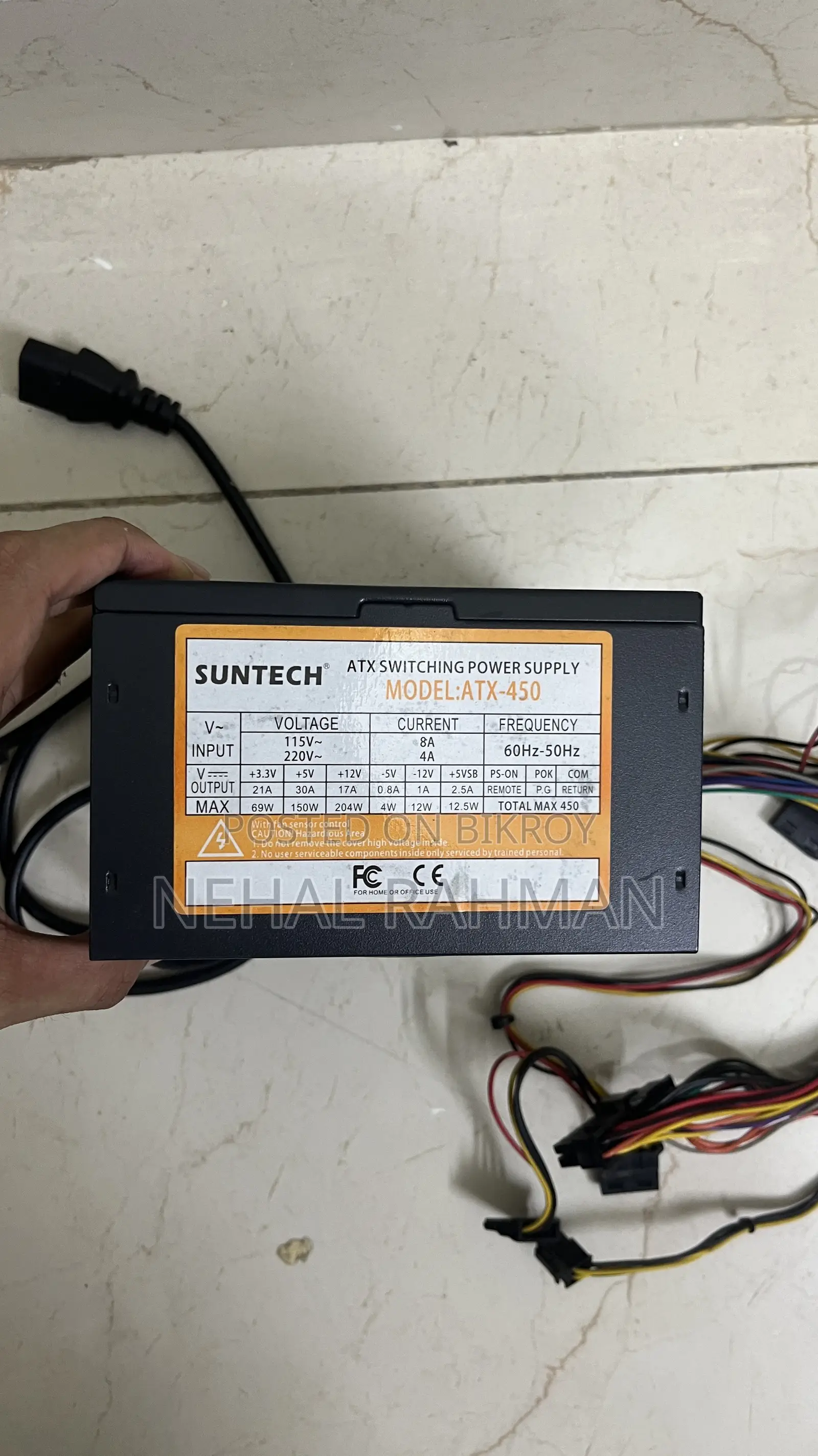 Suntech Power Supply Atx-450