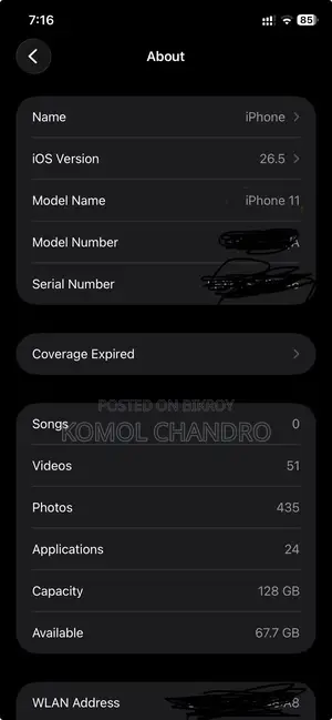Apple iPhone 11 128 GB Purple