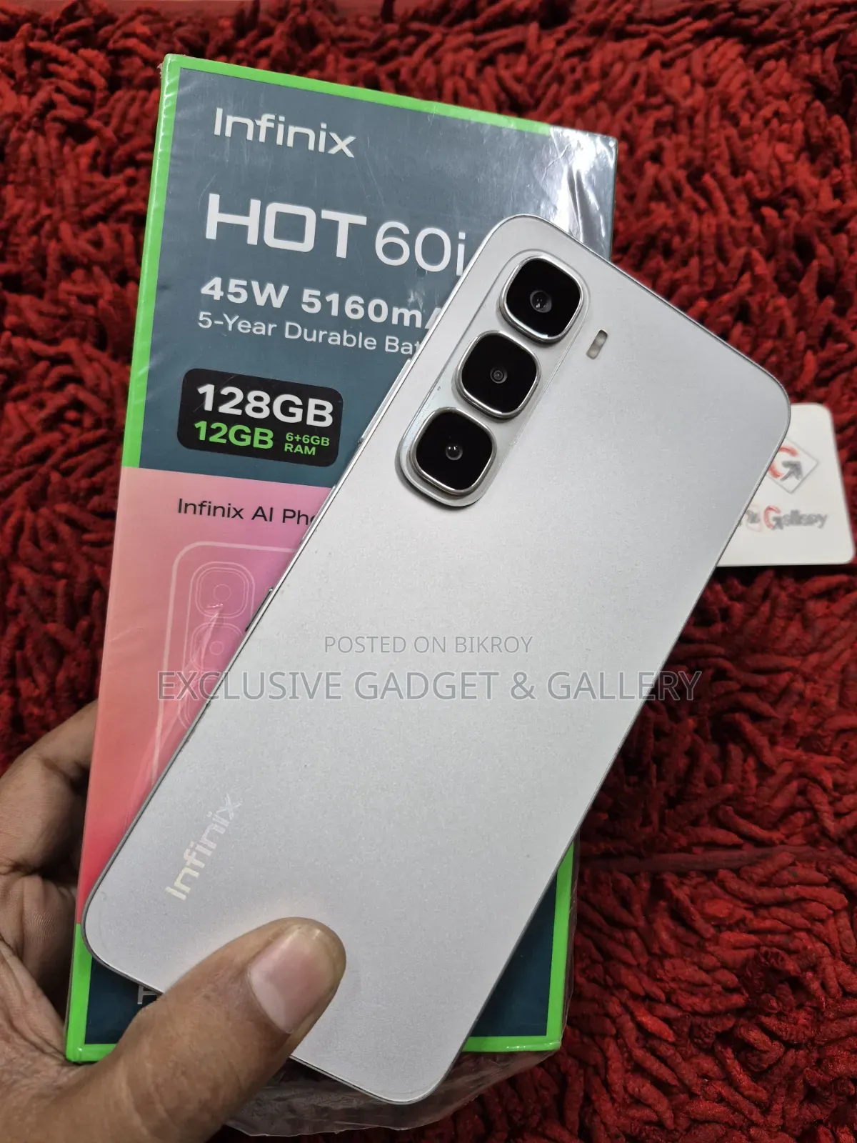 Infinix Hot 60i 128 GB Silver