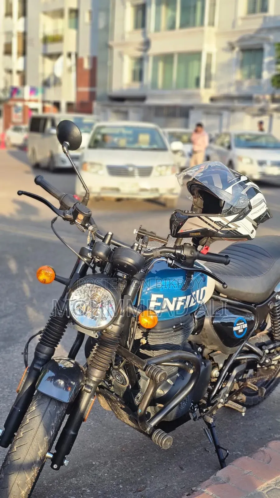 New Royal Enfield Hunter 350 2025 Blue