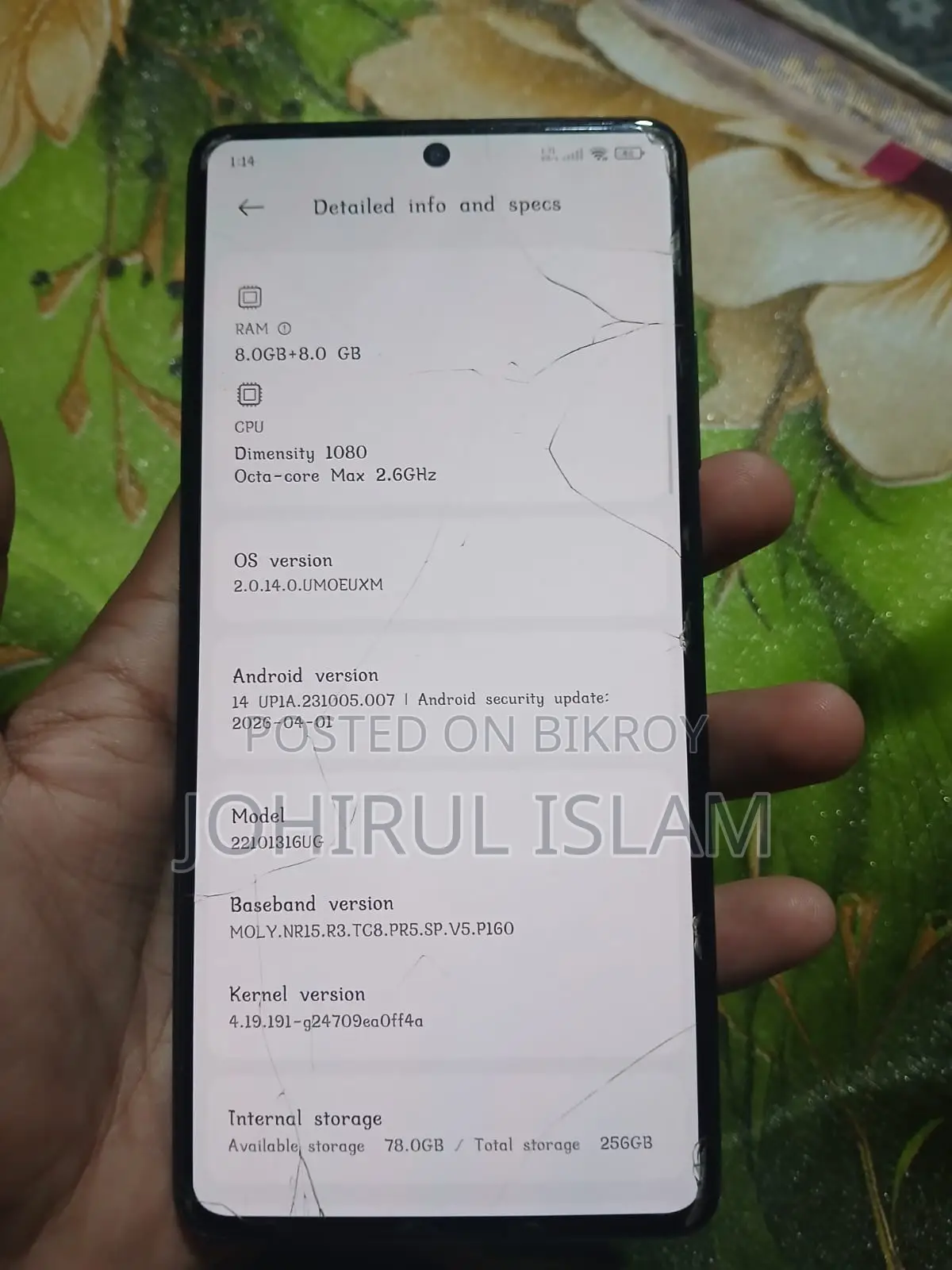 Xiaomi Redmi Note 12 Pro+ 5G 256 GB Black