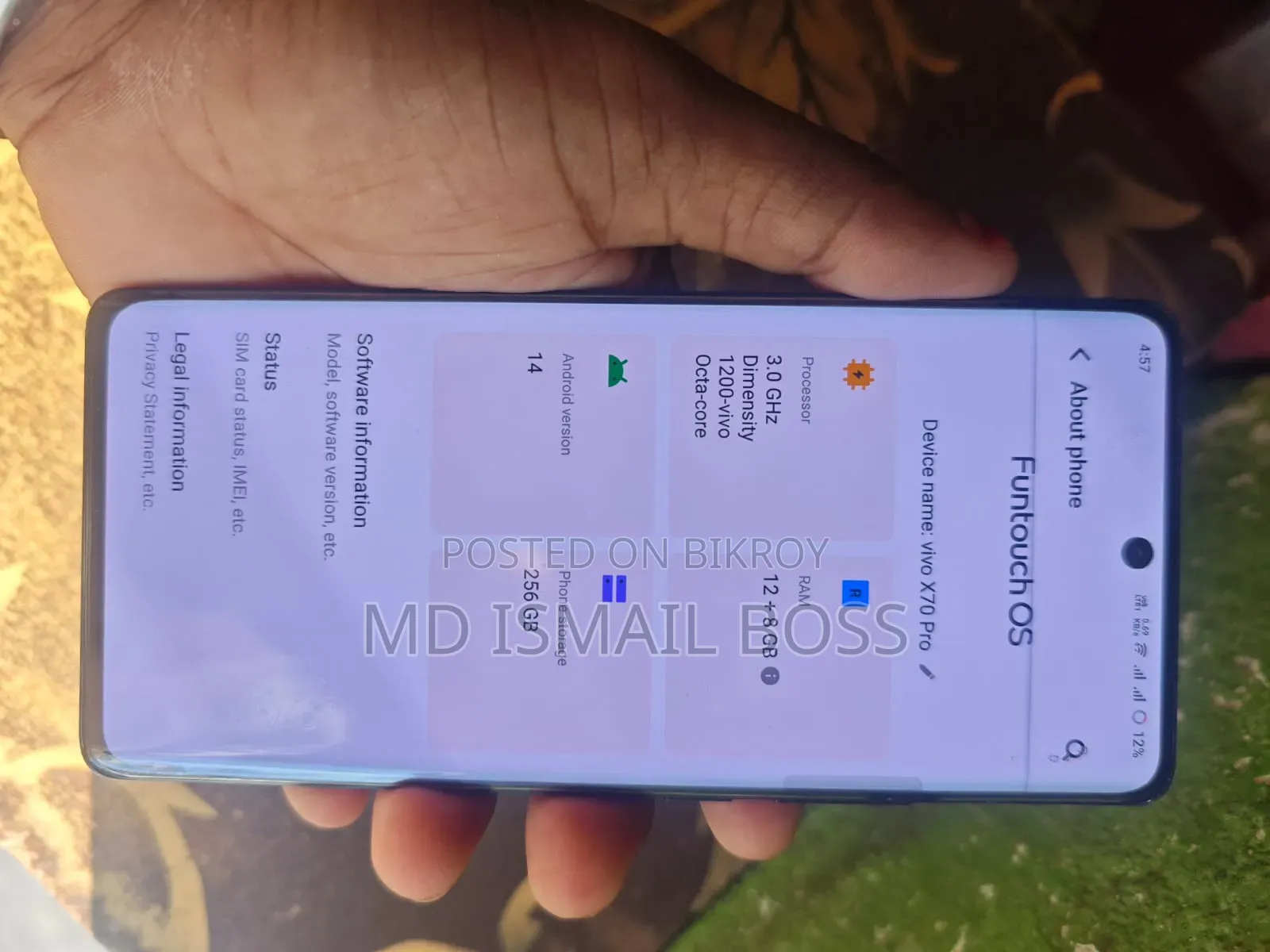 Vivo X70 Pro 256 GB Black