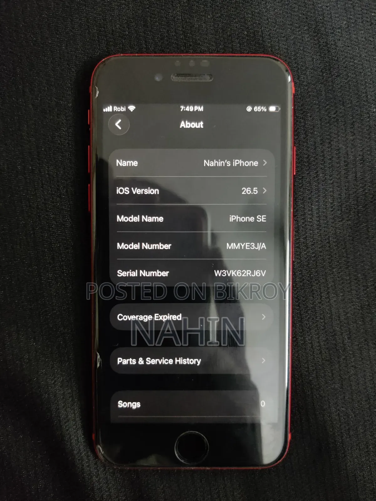 Apple iPhone SE (2022) 64 GB Red