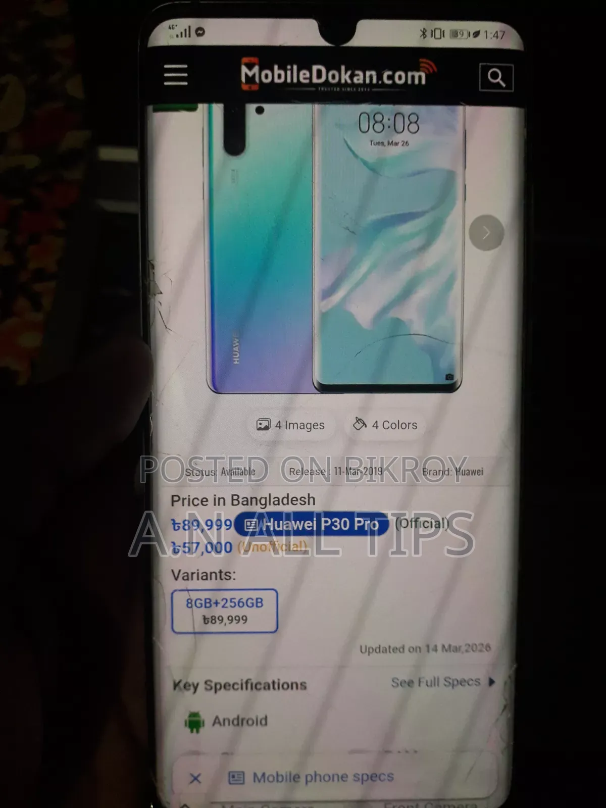 Huawei P30 Pro 128 GB Blue