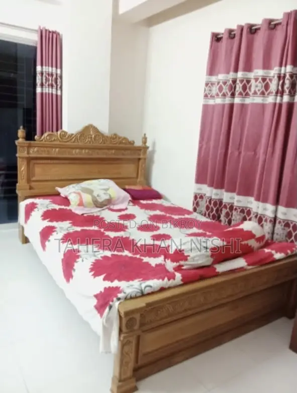 Chittagong Teak Wood Bed 5 feet x 7 feet