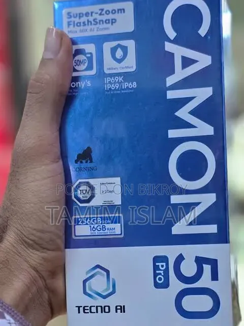 Tecno Camon 50 256 GB Black