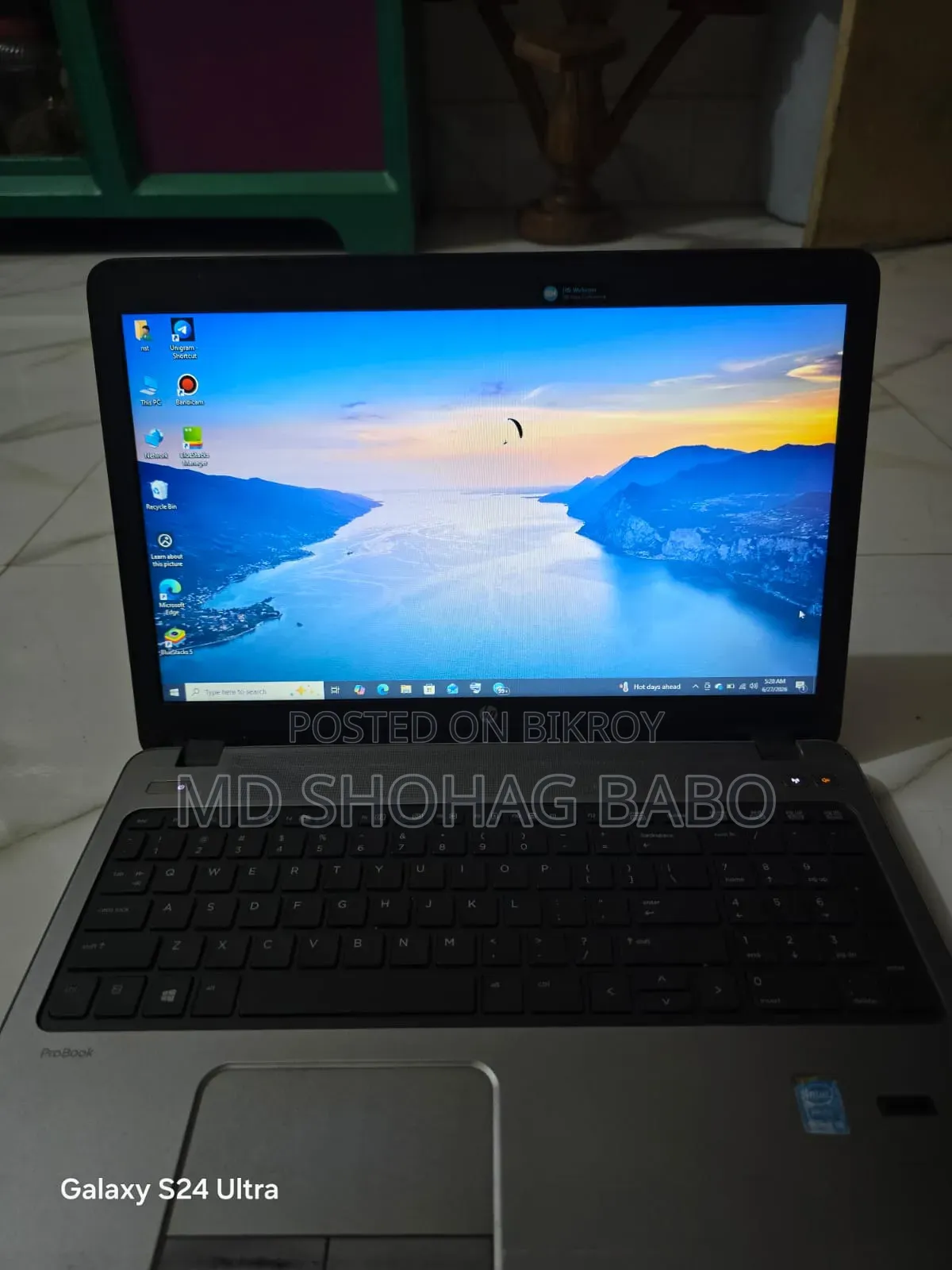 Laptop HP ProBook 450 G1 4GB Intel Core I5 HDD 1TB