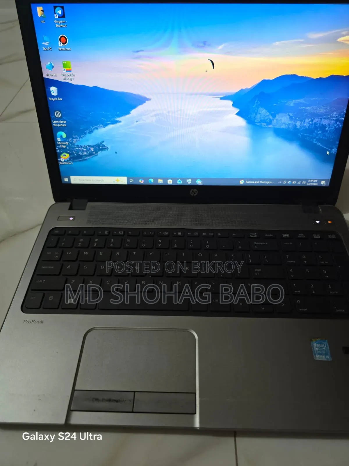Laptop HP ProBook 450 G1 4GB Intel Core I5 HDD 1TB