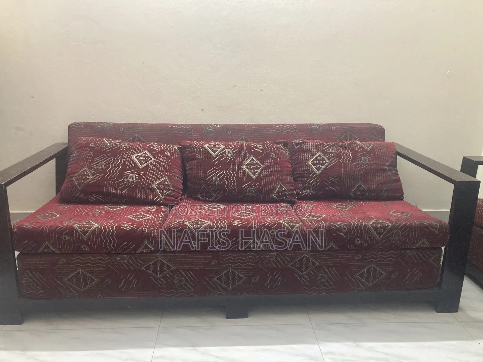 Red Sofa Set