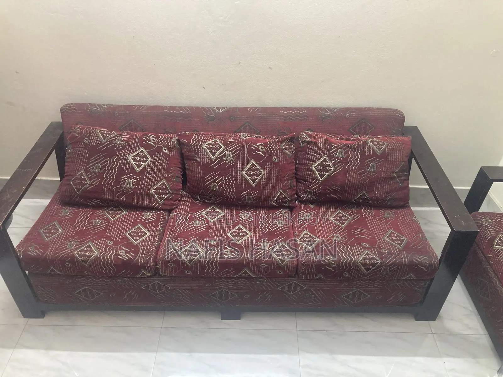 Red Sofa Set