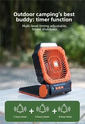 Solar Electric Fan + Light