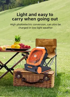 Solar Electric Fan + Light