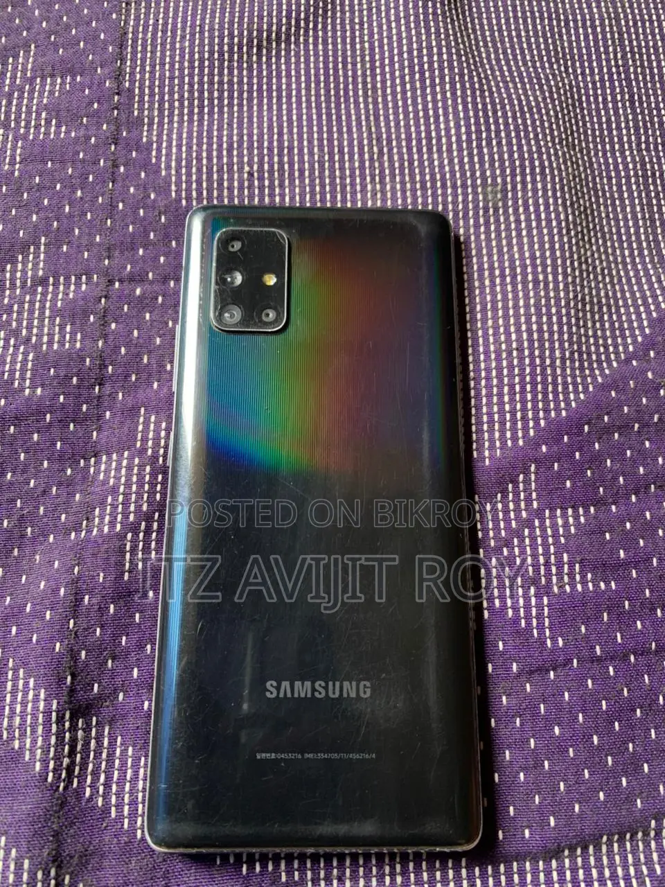 Samsung Galaxy A71 128 GB Black