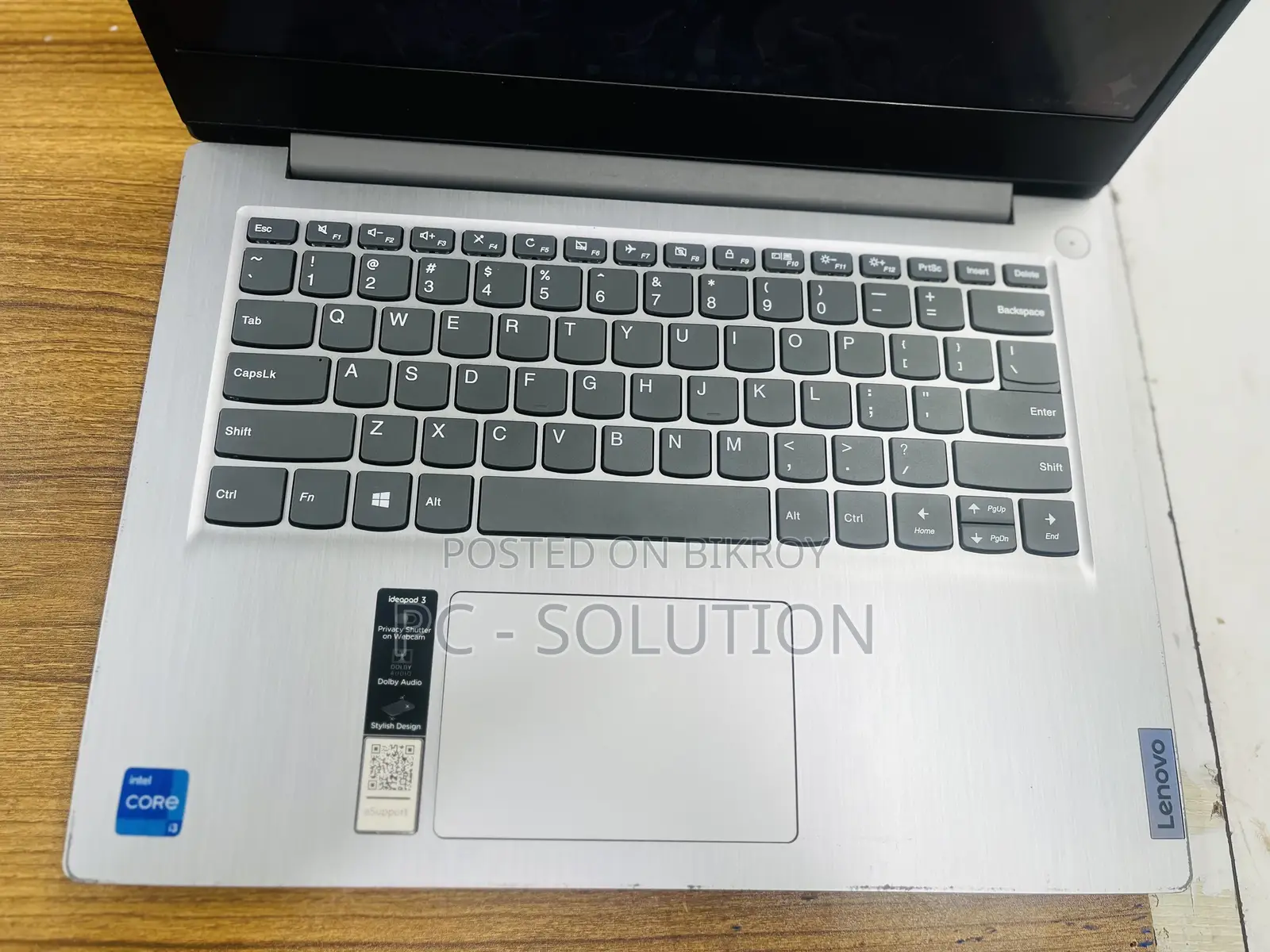Laptop Lenovo Ideapad 3 8GB Intel Core I3 SSD 256GB