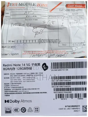 Xiaomi Redmi Note 14 5G 256 GB Black
